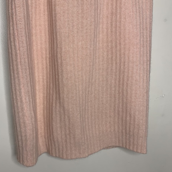 Liz Claiborne | Pink 60% Lambswool 20% Angora Rabbit Hair Feminine MIDI Skirt - Picture 2 of 6
